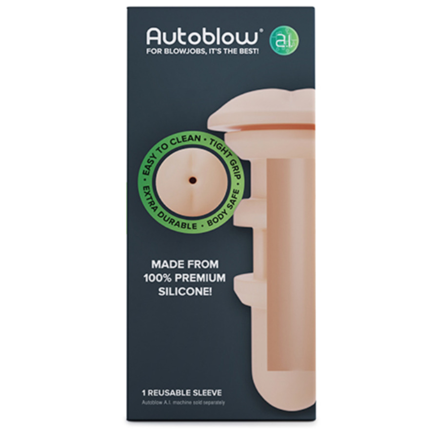 Autoblow - A.I. Machine Siliconen Sleeve Anus Licht Mannen Speeltjes